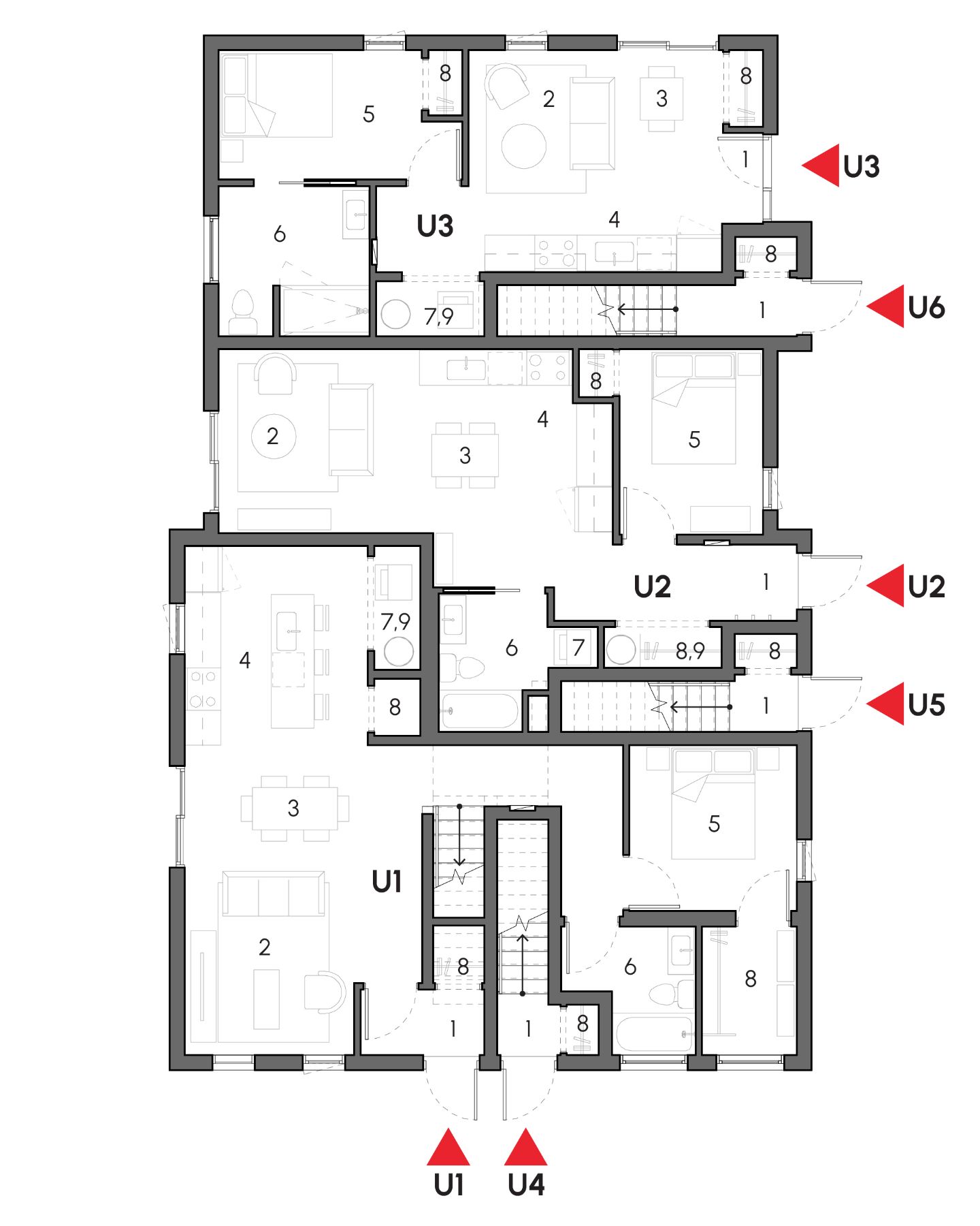 Plan du rez-de-chaussée